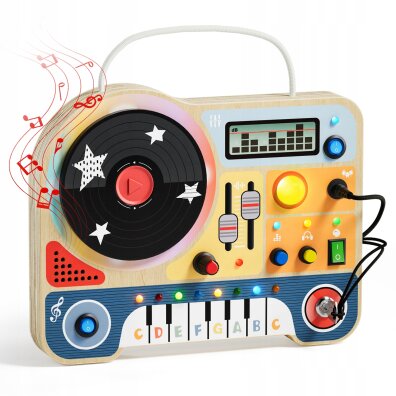 TOPBRIGHT INTERAKTYWNA TABLICA MUZYCZNA MAŁY DJ EFEKTY DŹWIĘKOWE EDU 36M+ 