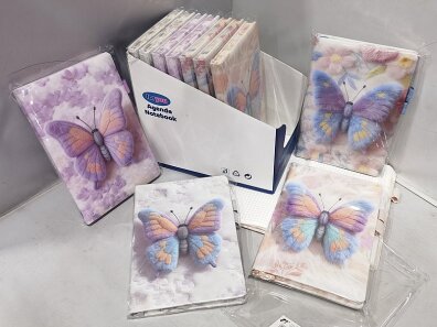 Adar Notes A5 motyl MIX